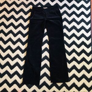 Doki Geki black velvet pants! Slight flare. Sz 5